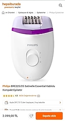 Philips Satinelle Essential Mor Epilatör.,