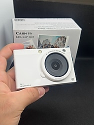 64 MP 4K Dijital Kamera Beyaz 2.83” IPS Ekran 64 GB (SIFIR)