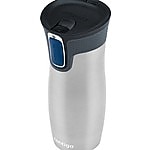 Contigo Westloop Çelik Vakumlu Termos Matara Gri Tek El Bas Iç 470 ml