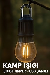 🔦 BUFFER #Askılı #LED #Kamp #Lambası – T01 Modeli 🌟 Taşınabilir – Şarj Edilebilir – Su Geçirmez Kamp, #balıkçılık, doğ