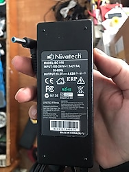 Hp 4.5 x 3.0 mm - Pinli Uç Adaptör Şarj Aleti -hp mavi uçlu laptop adaptörü