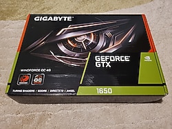 GIGABYTE™ NVIDIA® GeForce® GTX 1650 D6 WINDFORCE OC 4G (rev. 2.0)