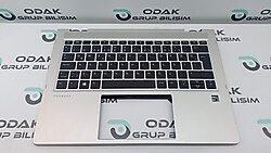 HP PROBOOK X360, 435 G7 (ÜST KASA+KLAVYE) GRİ RENK (SAĞ KISIMDA EZİK MEVCUT)