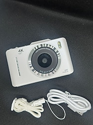Dijital Kamera Set 48 MP Beyaz 64 GB Hafıza Kartlı (SIFIR)