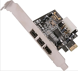 3 Port IEEE 1394 PCIe Firewire KART (SYBA SY-PEX30016)