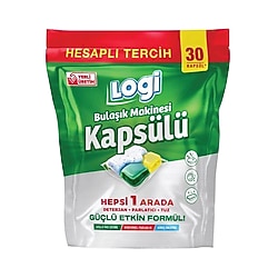 Logi Bulaşık Makinesi Kapsülü 30'lu