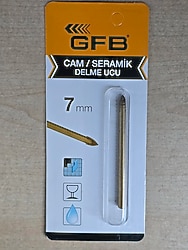 Cam ve seramik delme Matkap ucu 7mm