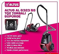 Altus elektrik süpürgesi