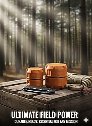 AA AAA Pil Kutusu Waterproof Outdoor Tactical Kamp