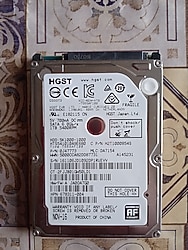 HGST 2.5'' 1TB Sata 3 HDD %100 Sağlık
