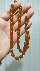 Sıkma kehribar tesbih