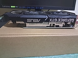 Asus GTX 1650 Dual Mini OC DUAL-GTX1650-O4GD6-MINI 128 Bit GDDR6 4 GB Ekran Kartı İkinci El