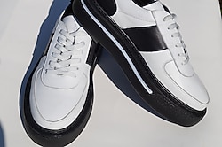 HAKİKİ DERİ SPOR GÜNLÜK YÜKSEK TABAN 42 ERKEK AYAKKABI YENİ