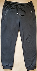 TRENDYOL MAN Siyah Erkek Regular Fit Fermuar Cepli Eşofman Altı