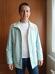 Crispino Açık Mavi / Mint Yeşili Mevsimlik Erkek Mont - Spor Şık Tasarım