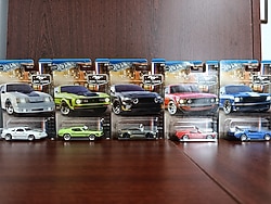 Hot wheels Ford Mustang Silver set