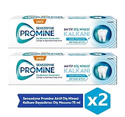 Sensodyne Promine Aktif Diş Minesi Kalkanı Beyazlatıcı Diş Macunu 75 ml x 2 ADET