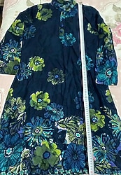 Özel üretim kadın günlük desenli elbise