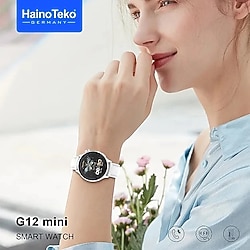 Haino Teko G12 Mini Akıllı Saat 3 Kordonlu Bayanlar Için Şık Tasarım Amoled Ekran