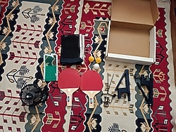 masa tenis seti ve USB'li masa vantilatörü