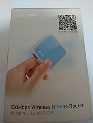 TP-LINK TL-WR702N 150 Mbps Wireless NANO A.P. ve Router ( Mini Boy , Kaliteli , Sorunsuz)