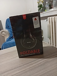 Bluetooth kulaklık orjinal sıfır siyah kulaklık üstü