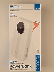 20.000 mah 2 kablolu powerbank Acl pw-107