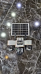 V380 GÜNEŞ PANELLİ 4G KAMERA 6MP 4MM LENS