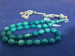 Özel Püskül Tasarımlı Kehribar Tesbih