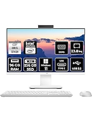 Asus V400 Intel Core I5 13420H 96GB 256GB SSD 23.8" Fhd W11H All In One Bilgisayar