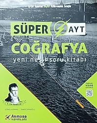 ARMADA YAYINLARI, SÜPER AYT COĞRAFYA YENİ NESİL SORU KİTABI