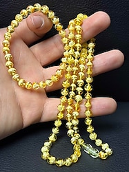 ORİJİNAL KEHRİBAR KOLYE VE BİLEKLİK SETİ