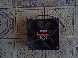 Frisby 8 CM Kasa Fanı + Çoklayıcı Bağlantı (FCL-F8B)