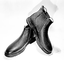 HAKİKİ DERİ CHELSEA BOT YENİ SİYAH (40-44) ERKEK AYAKKABI