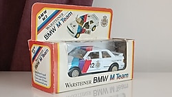 1:36 BMW M Team Warsteiner Çek-Bırak - 80'ler Üretimi