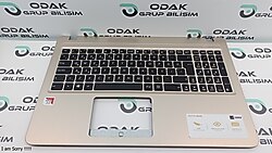ASUS X540/X540S/X540L/X50S (ÜST KASA+KLAVYE) ALTIN SARISI RENK