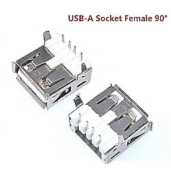 USB-A DİŞİ 90 DERECE SMD 20 adet