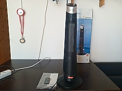 kule tipi uzaktan kumandalı salınımlı seramik ısıtıcı