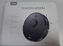 TCL Sweeva 6000M Moplu Siyah Akıllı Robot Süpürge