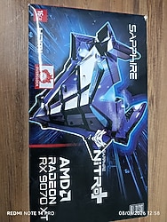 Sapphire RX 9070 XT Nitro+ 11348-01-20G 256 Bit GDDR6 16 GB Ekran Kartı