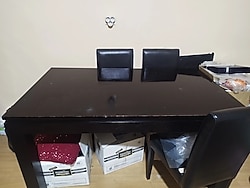 ahşap masa takımı