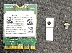 Lenovo Orijinal Wi-Fi + BT Kartı T77H535 / RTL8723BE – M.2 NGFF (Main/Aux Anten Girişli)