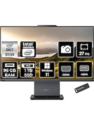 Lenovo Thinkcentre Neo 50A Gen 5 Intel Core I7 13620H 96GB 1tb SSD 27" Fhd Windows 11 Pro All In One Bilgisayar