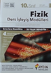 AYDIN YAYINLARI, 10. SINIF FİZİK DERS İŞLEYİŞ MODÜLLERİ 4 modül kitapçık