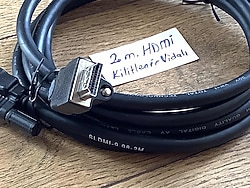 Vidalı 2m. 4K HDMI KABLO