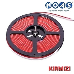 NOAS 12 VOLT NEON LED KIRMIZI (5 METRE)