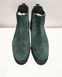 HAKİKİ DERİ CHELSEA BOT HAKİ YEŞİL 41 ERKEK AYAKKABI