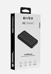 Powerbank 12000mAh Güneş enerjili