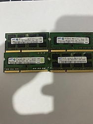 Samsung 2Rx8 PC3 10600 1333 Mhz LAPTOP RAM-ÜCRETSİZ KARGO