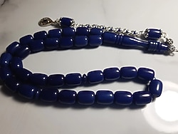 Halkalı Sıkma Kehribar Tesbih